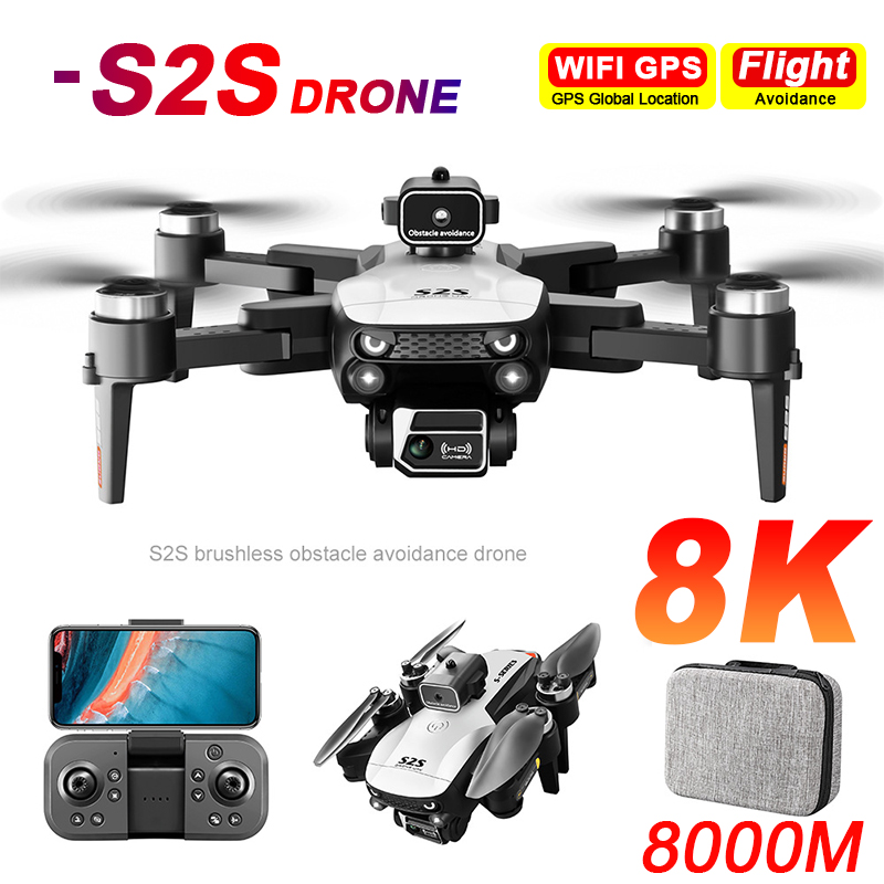 Drone Surveying - Nouveau Drone S2S 8K professionnel HD