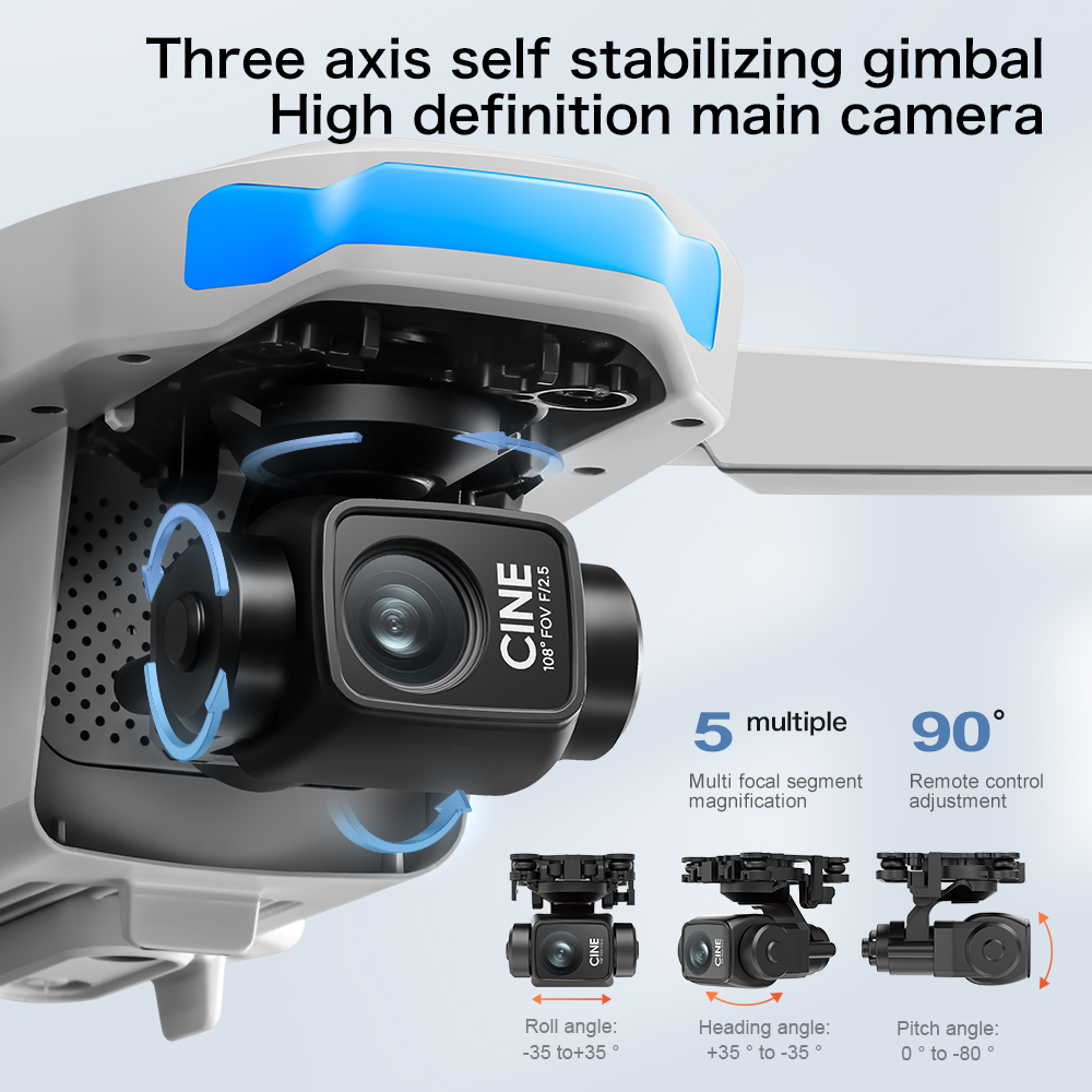 Drone GPS S-X1 MAX avec cardan - Drone Surveying avis et prix
